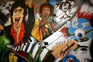 Europe Prints: Music graffiti, Basel, Switzerland