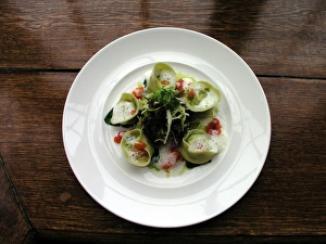 Plated food