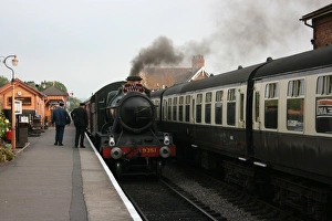 The Quantock Belle at Bishops Lydeard station, Somerset, UK