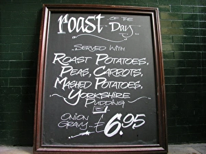 Food sign