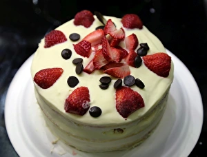 Chocolate cake at the Taipei Bakery Show 2014