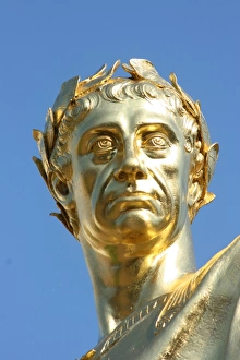 Statue of King Charles II in the Figure Court at The Royal Hospital Chelsea, London