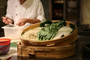 Taiwanese chef in the kitchen