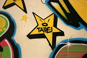 Taiwanese graffiti, Taipei, Taiwan