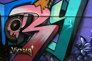 Taiwanese graffiti, Taipei, Taiwan