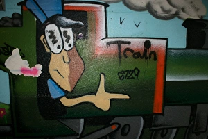Europe Prints: Train graffiti