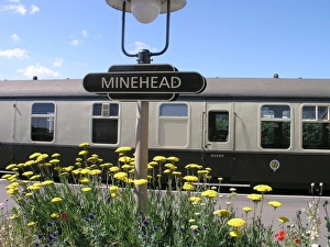 Railway Prints: West Somerset Railway, Minehead station