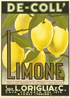 Advertisement for De-Coll lemon juice