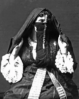 Veiled woman, Egypt